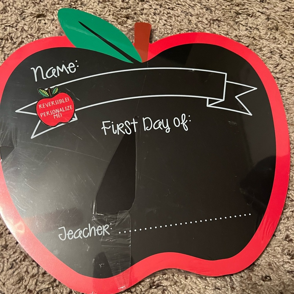 First/Last day of school sign